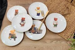 Roy King Bear 6 lı Pasta Tabak 20 cm