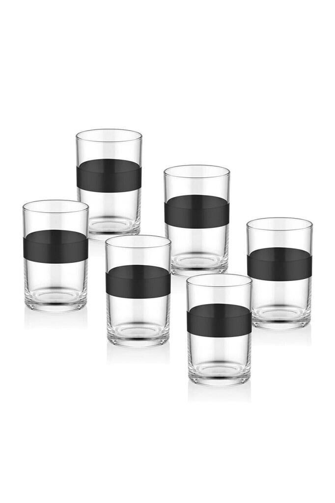 The Mia  Dark Kahve Yanı Su Bardağı 6'lı Set