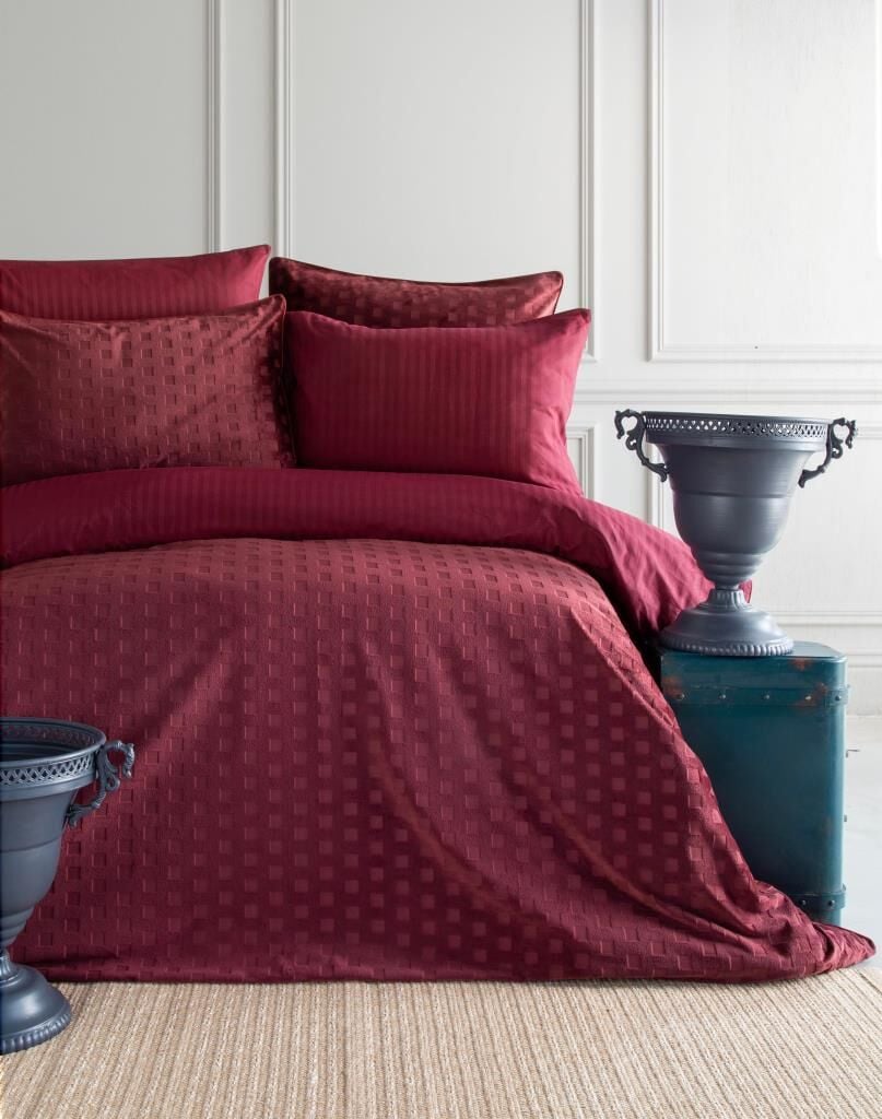 APRİCİTAS HOME UNIQUE TOUCH NEVRESİM TAKIMI TIMES ROUGE ÇİFT KİŞİLİK