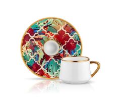 Koleksiyon Sufi Türk Kahve Seti Amazon Tropik