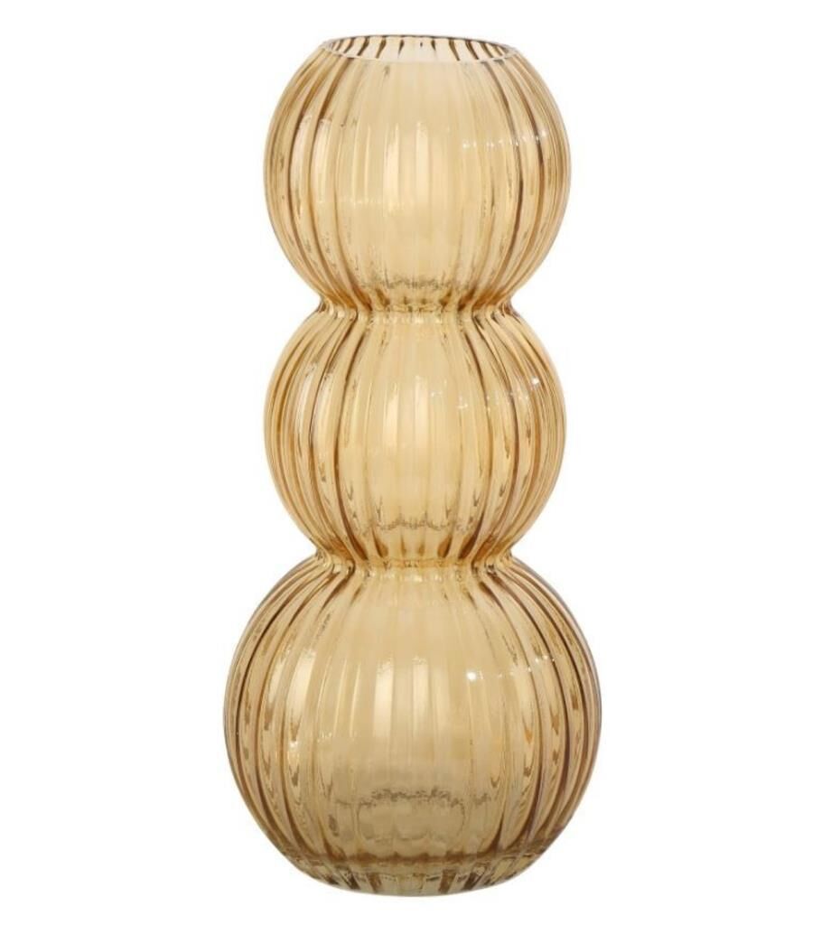 EVDEMA SARI CAM VAZO2  15*15*32 CM