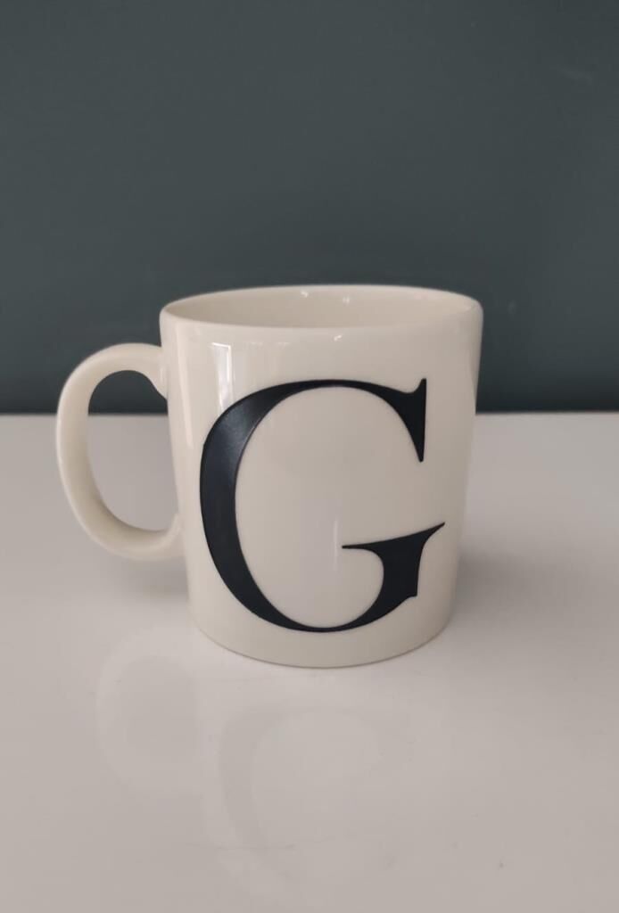 DECORIUM KUM G HARFLİ KUPA