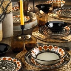 Kütahya Porselen Nono Cream 24 Parça Yemek Seti 89067
