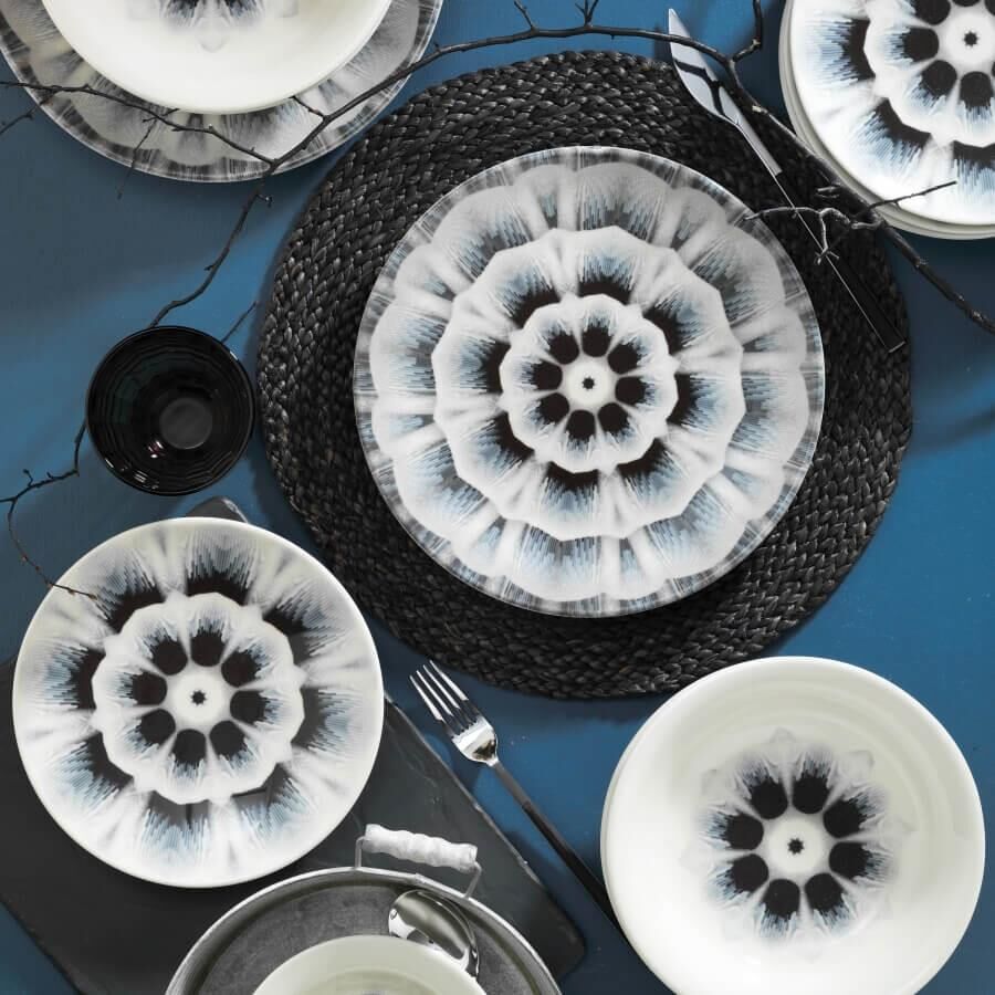 Kütahya Porselen Nano Ceram 24 Parça 6 Kişilik Yemek Seti 89014