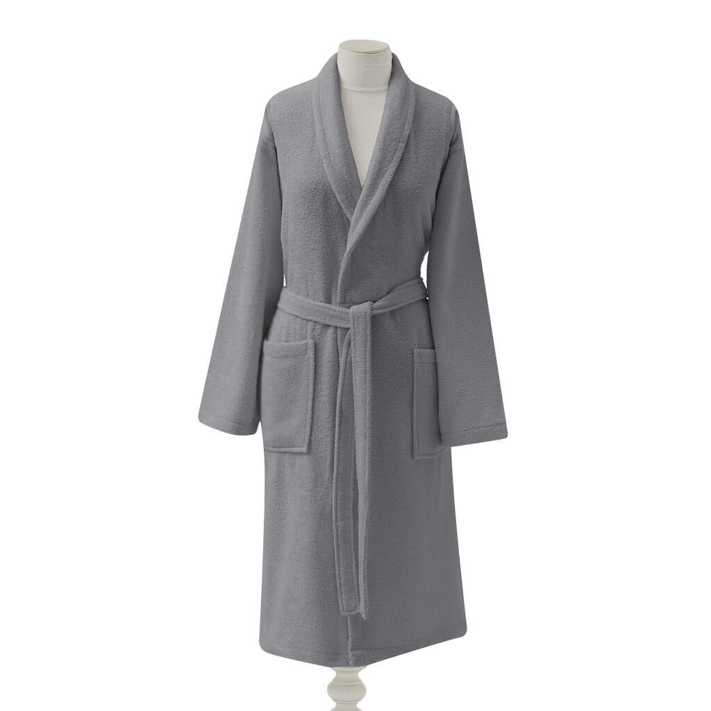 TAÇ ŞALYAKA PAMUK BORNOZ ANTRASİT XXL