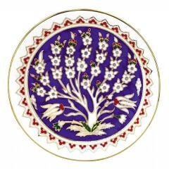 Kütahya Porselen 13 cm El Dekoru Tabak Dekor No 01168