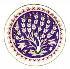 Kütahya Porselen 13 cm El Dekoru Tabak Dekor No 01168