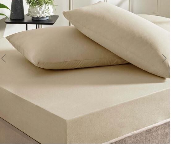 Taç Ranforce Lastikli Tek Kişilik Çarşaf Set Vizon