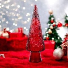 Galarikristal san mıguel yılbaşı ağacı kırmızı 34 CM 5909 DB06