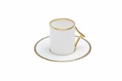 Porland Limoges Altın Yaldız Kahve Takımı 4 Parça 04LMG000029