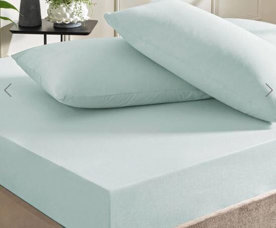 Taç Ranforce Lastikli Çift Kişilik Çarşaf Set Mavi