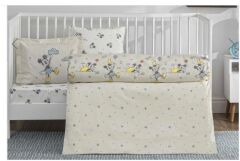 Taç Lisanslı Disney Mickey Mouse Dream Baby Pamuk Bebek Nevresim Takımı