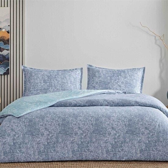 Taç Shimmer Seç&Ser Çift Kişilik Nevresim Takımı Lacivert