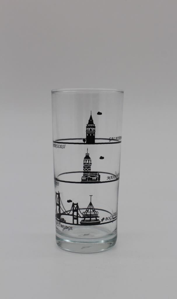 DECORIUM Rakı Bardağı 4 Parça İstanbul Bosphorus 205 Ml