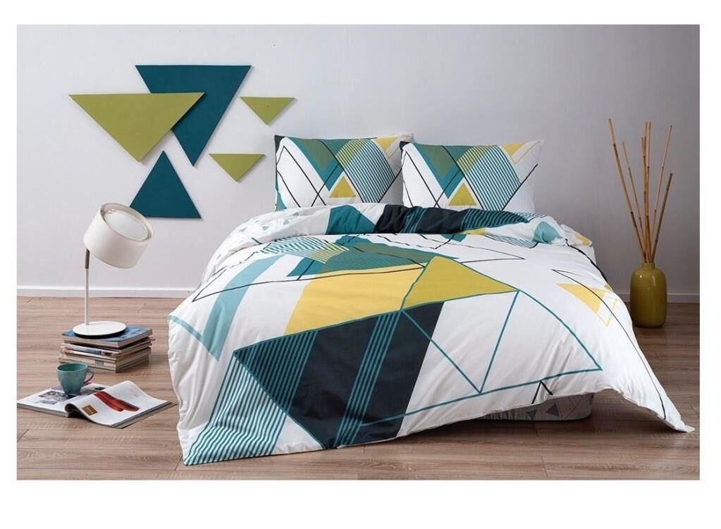 Taç Genç Modası Capel Ranforce Tek Kişilik Nevresim Takımı Petrol