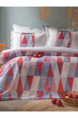 Apricitas Home Mariel Red Tek Kişilik %100 Pamuklu Nevresim Takımı