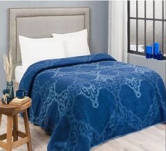 Taç Celesta Çift Kişilik Battaniye Lacivert-71307924