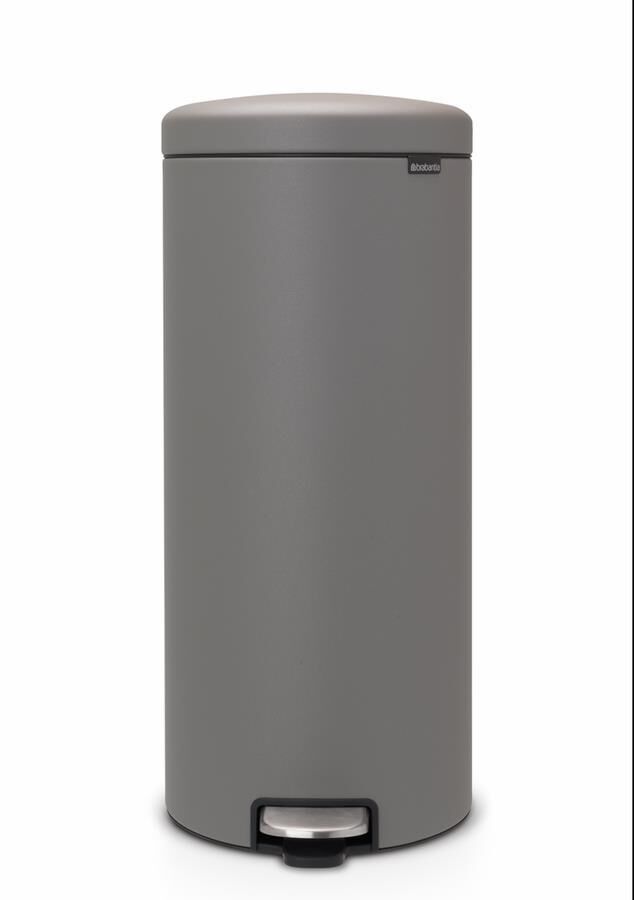 BRABANTİA NEWICON MINERAL CONCRETE GREY PEDALLI ÇÖP KUTUSU 30L