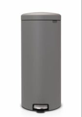 BRABANTİA NEWICON MINERAL CONCRETE GREY PEDALLI ÇÖP KUTUSU 30L