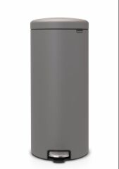 BRABANTİA NEWICON MINERAL CONCRETE GREY PEDALLI ÇÖP KUTUSU 30L