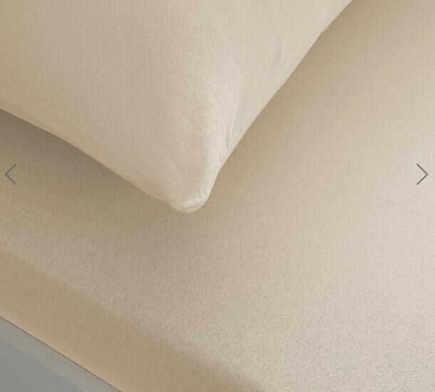 Taç Basic Lastikli Çift Kişilik Çarşaf Seti Bej 160x200 cm