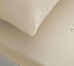 Taç Basic Lastikli Çift Kişilik Çarşaf Seti Bej 160x200 cm