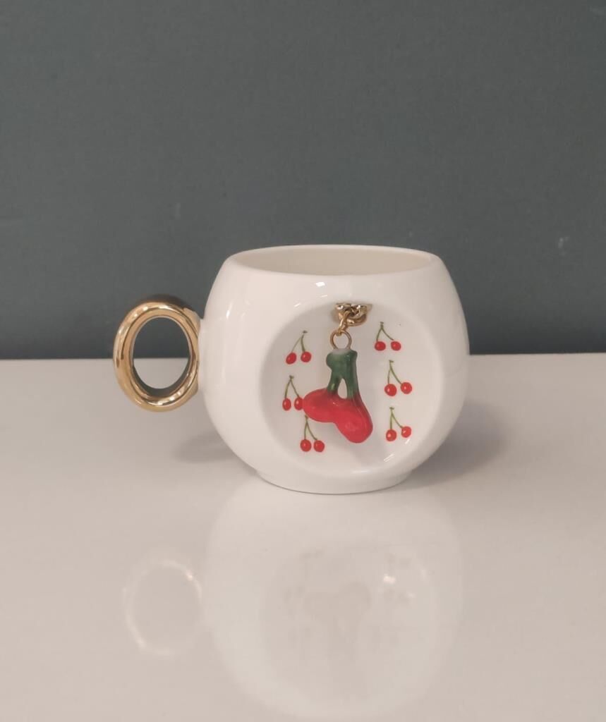 ROYKING CHERRY PORSELEN KUPA 300 ML