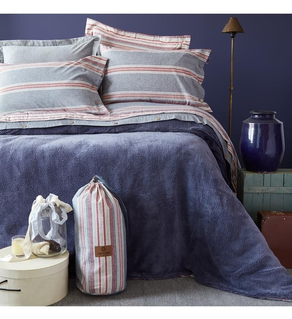 Apricitas Home Double Comfort Denim Çift Kişilik %100 Pamuk Nevresim Takımı