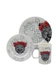 DECORIUM kaplan gri mama takımı