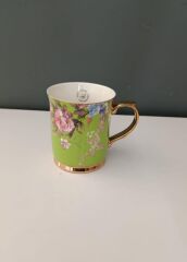 ROYKING KUPA BARDAK YEŞİL ÇİÇEKLİ 400 ML