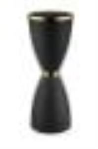SETABİANCA TEXTURED DARK KONİK SAKSI DARK GOLD 34*34*90
