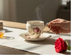 ROYKING ROSE 6 LI KAHVE FİNCAN TAKIMI