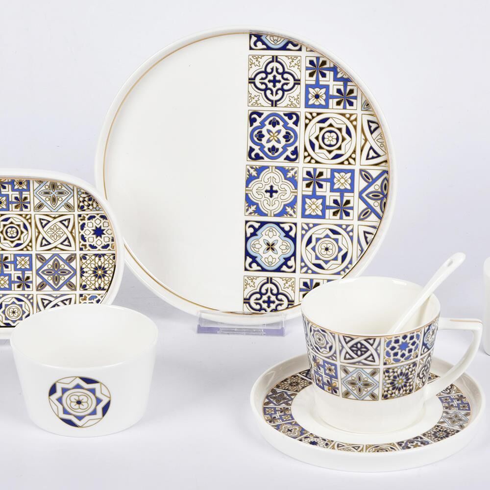 EVDEMA KARŞIK DESENLİ 32 PARÇA KAHAVLTI TAKIMI