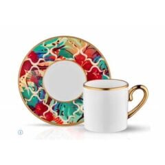 Koleksiyon Eva Türk Kahve Seti 6 lı Amazon Tropıc