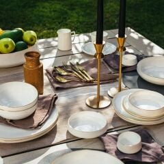 Koleksiyon Sufi 12 Kişilik Yemek Takımı 120 Parça Altın 31000032798