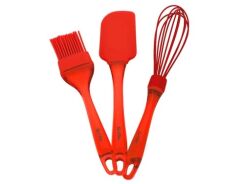 TANTİTONİ KIRMIZI RENKLİ SİLİKON ÜÇLÜ HAZIRLIK SETİ