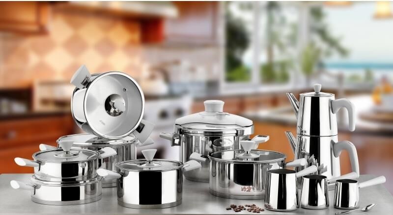 Aryıldız 22 Parça Piramid Sedef Cam İdeal Set