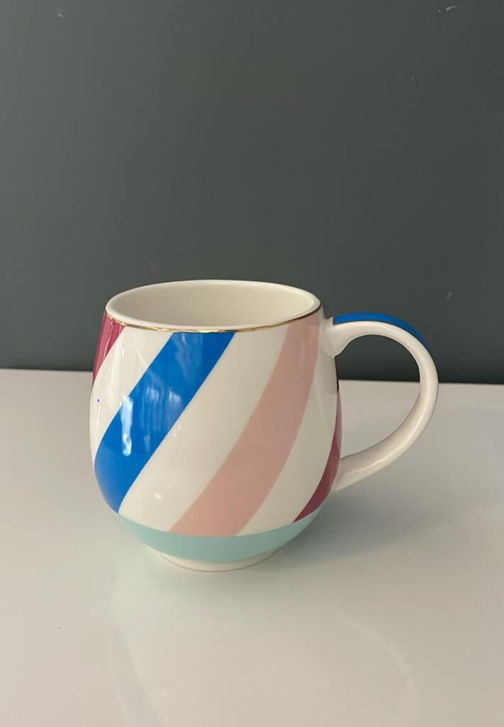 ROYKING ÇOK RENKLİ TURKUAZ 400 ML KUPA BARDAK