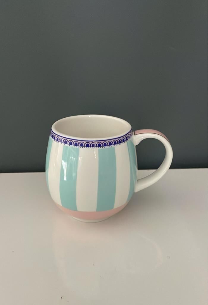 ROYKING ÇOK RENKLİ PEMBE 400 ML KUPA BARDAK