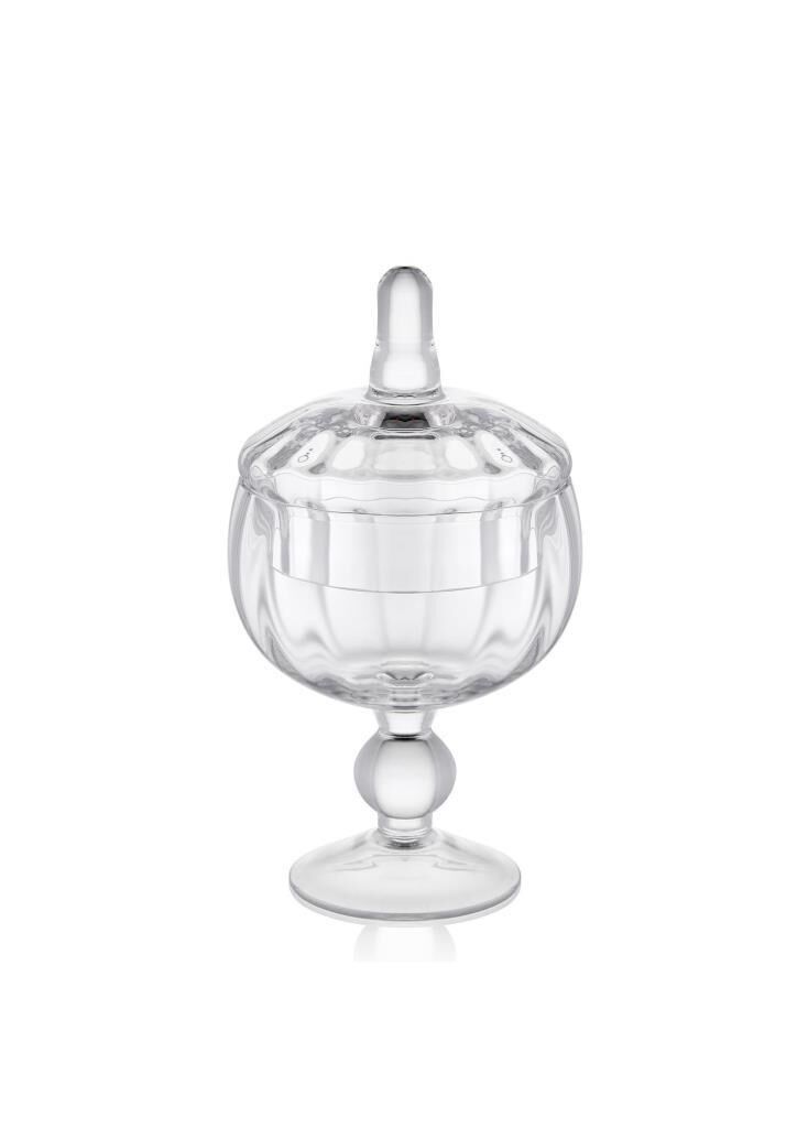 THE MİA Ayaklı Cam Saklama Kabı 21 Cm