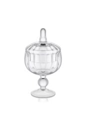 THE MİA Ayaklı Cam Saklama Kabı 21 Cm