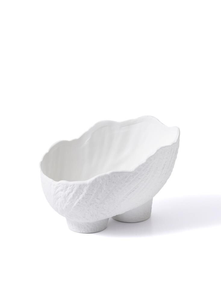 THE MİA Licia Seramik Vazo Beyaz 25x17x19 cm