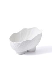 THE MİA Licia Seramik Vazo Beyaz 25x17x19 cm