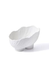 THE MİA Licia Seramik Vazo Beyaz 25x17x19 cm