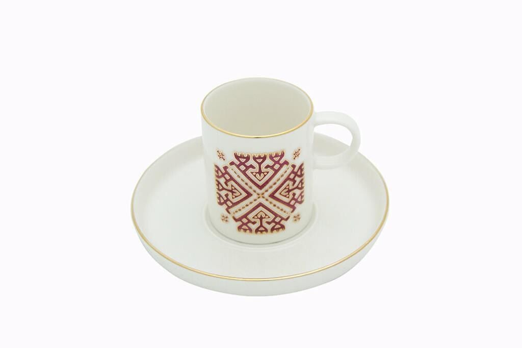 Porland Arabesque Desen6 Tabaklı Kahve Fincanı 80cc 04ALM006044