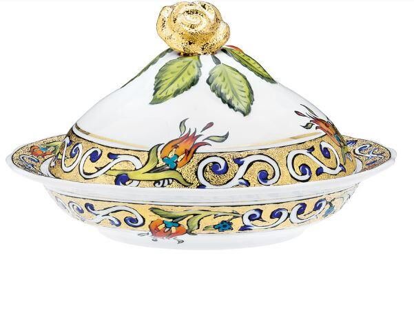 Kütahya Porselen Sultan Şekerlik Dekor No:3824