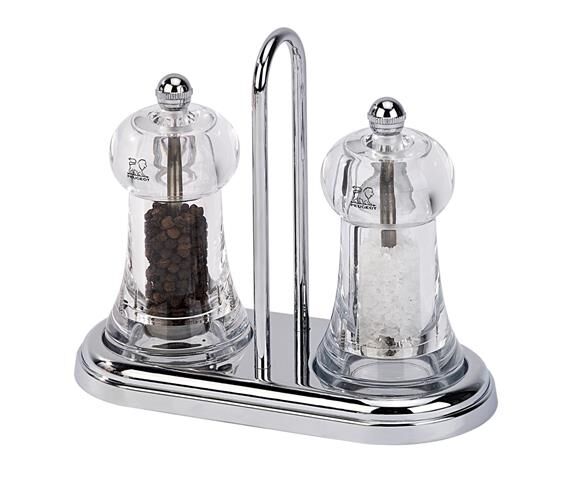 Galeri Kristal Peugeot Standlı Brasserie Karabiber Ve Tuz Değirmen Seti 11 Cm