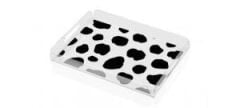 The mia Dalmatian Büyük  Şeffaf Pleksi Tepsi 42*32