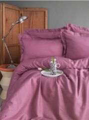 Apricitas Home Ellie Violet Çift Kişilik %100 Bambu Pamuk Saten Nevresim Takımı AP53T20211149
