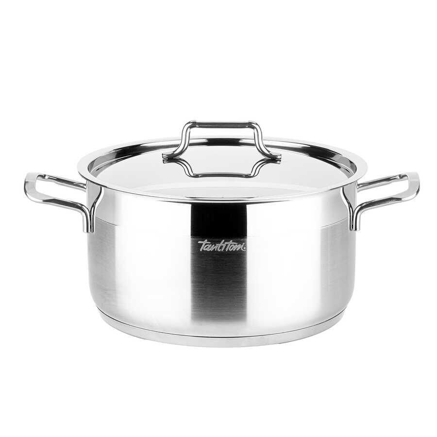 TANTİTONİ PREMIUM PASLANMAZ ÇELİK DERİN TENCERE 22X12CM